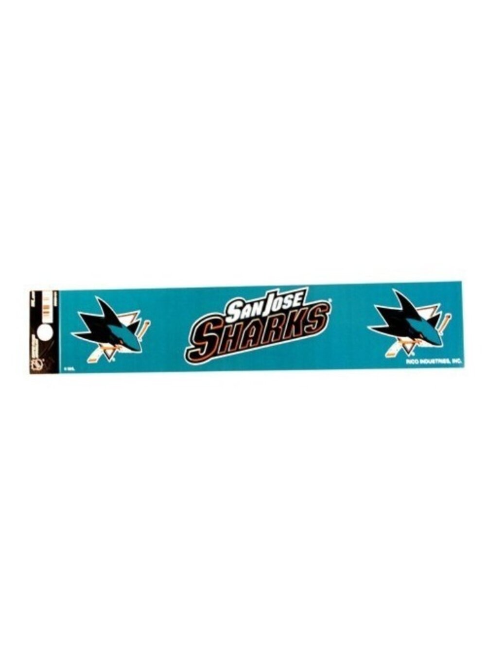 San Jose Sharks Bumper Sticker Vintage Team Logo Bumper Sticker‎ 2"x10" NHL